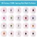 CLARFY 10ML Gel Nail Polish Kit 20+3 Spring Summer UV Nail Polish with Base Matte and Glossy Top Coat Set Red Pink Purple Blue White Safe Nail Polish for Nail Art Home DIY Salon Gifts for Girl - Buy Online on GoSupps.com