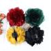 Cinaci 4-Pack Black Plastic Hair Clips with Chiffon Rose Loop Stylish Hair Accessories for Women & Girls - Buy Online on GoSupps.com