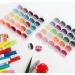 Ilauke 50Pcs Bobbins Sewing Thread with Case - 50 Colors Polyester Thread for Brother/Singer/Babylock/Janome/Elna Machines - Buy Online on GoSupps.com