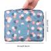 LKMY Portable Makeup Bag - Waterproof Cosmetic Organizer with Flower Pattern | Travel Culture Storage Bag for Women & Girls - Buy Online on GoSupps.com