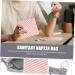 Travel Makeup Kit with Lip Balm Containers - First Period Essential Bag for Menstrual Cup, Pads, and Towel - Buy Online on GoSupps.com