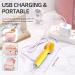 Sonic Facial Cleansing Brush - Waterproof Rechargeable Silicone Face Scrubber for Men & Women - Portable Electric Exfoliating Massager - Yellow - Buy Online on GoSupps.com