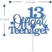 Tenhaisi Navy Blue 13 Official Teenager Cake Topper for Happy 13th Birthday Cake Topper Glitter Teens 13th Birthday Cake Decoration - 13 Years Old Birthday Anniversary Party Supplies - Buy Online on GoSupps.com
