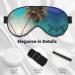 Caribbean Islands Adjustable Eye Mask - Soft Elastic Sleep Mask for Men & Women - Nighttime Comfort in Black - Buy Online on GoSupps.com