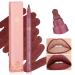 YOUNG VISION Gourd-Shaped Precision Liquid Lipstick & Lipliner - Nude Matte Perfection