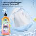 Liquid Detergent Bleach Wash Detergent Oxygen Clothing Cleaning | 425ml Effective Stain Remover Laundry Detergent for Stubborn Oil Sweat Stains Welts - Buy Online on GoSupps.com
