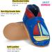 Sailing Boat Baby Shoes | Soft Sole Leather Toddler Shoes for Baby Boy or Girl (0-6 Months) - Buy Online on GoSupps.com