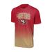 Foco T-Shirt NFL American Football Fan-Shirt Jersey Gradient L Shirts-49ers-redbeige-#30008