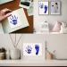 Nabance Inkless Hand & Footprint Kit - 3 Blue Baby Handprint Ink Pads | Non-Toxic Pet Paw Print Imprint Kit for Family Keepsake - Buy Online on GoSupps.com