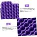 2-in-1 Silicone Makeup Brush Cleaner Pad & Storage Holder - Easy Brush Cleaning Mat (11x10cm Purple) | International Shipping Available - Buy Online on GoSupps.com
