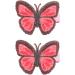CHENZILIN Realistic Butterfly Hair Clip for Girl Kids Glittering Hairclip BobbyPin Duckbill Clip Barrettes for Women Side Bangs - Buy Online on GoSupps.com