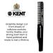 Kent 20T Black Graphite Handmade Folding Pocket Comb for Men - Fine Tooth Hair Comb for Grooming Hair and Beard - Made in England - Buy Online on GoSupps.com