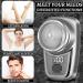 2023 New Upgrade Mini Portable Electric Shaver with LCD Screen for Men - USB Charging, Suitable for Home, Car, Travel (Silver-Black-A) - Buy Online on GoSupps.com
