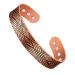Magnetic therapy arthritis bracelet made of pure copper for men effectively relieves arthritis and carpal tunnel pain.Magnetic field therapy has a slight influence on lymphatic drainage (D)