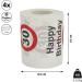 Happy Birthday Toilet Paper 4-Pack | 30th Birthday 2-Ply Motif | 24m 180gr/sqm Perfect for Celebrations - Buy Online on GoSupps.com