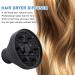 Universal Foldable Hair Diffuser | Silicone Adaptable Hair Dryer Accessory for All Hair Dryers - Black - Buy Online on GoSupps.com