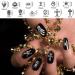 180 Pieces 3D Halloween Nail Art Charms - Skull Cross Ghost Bat Skeleton & Rhinestones - Metal Vintage Alloy Nail Decor for DIY Halloween Nails (Silver - Buy Online on GoSupps.com