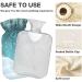 Buy 2 Litre Hot Water Bottle with Soft Fleece Cover - Christmas Motif | Ideal for Hot & Cold Compresses - International Shipping Available - Buy Online on GoSupps.com