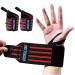 2 Pack Wrist Wraps for Weightlifting with Thumb Loop Wrist Support Braces for Gym Workouts Professional Grade Wristbands Cross Training-Men&Women-Avoid Injury&Improve Your Workout 20''