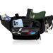 Tactical Fanny Pack with USA Flag Patch | Waterproof Waist Bag for Camping, Hiking & Hunting | Military Pistol Pouch Belt Bumbag - Buy Online on GoSupps.com