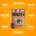 Veggy+ Vegan Protein Powder - Chocolate Brownie Flavor | 900g Rice & Pea Protein Shake with BCAAs | Vegan Multi-Component Protein - Buy Online on GoSupps.com
