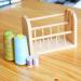 Hand U Journey Wood Spools Holder | 3-Thread Beech Rack Organizer for Macrame, Weaving, Sewing & Yarn - Buy Online on GoSupps.com