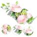 Mikinona 1pc Hair Comb Bride Headdress for Wedding Hair Accessories Bridal Floral Hair Headpiece Hair Clip Bride Wedding Headdress Cloth Artificial Flower Wedding Dress Bridegroom - Buy Online on GoSupps.com
