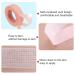 MWOOT Eyelash Extension Tape - 6 Rolls Micropore Medical Band for Lash Extensions (Pink 9m) - Breathable & Comfortable - Buy Online on GoSupps.com