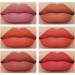Yiida 6-Part Matte Velvet Lipstick Set | Nude Lipsticks + Lip Plumper Gloss | Waterproof Makeup Gift Set - Buy Online on GoSupps.com