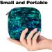 Stylish Mermaid Sequin Menstruation Pad Bag with Zipper | Women's Tampon & Napkin Organizer | Perfect for Girls - Buy Online on GoSupps.com