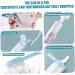 Yeory 2PCS Travel Toothbrush Set - 3 in 1 Portable Toothbrush Kit with Refillable Toothpaste Travel Case - Ideal for Camping School & Business Trips - Buy Online on GoSupps.com