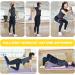 Buy Exercise Resistance Bands Set - 5 Natural Latex Workout Bands with Handles for Pilates Stretching Yoga & Home Fitness | International Shipping - Buy Online on GoSupps.com
