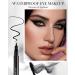 Black Voluminous Mascara & Waterproof Eyeliner Pen Set- Smudge-Proof Long-Lasting Colored Mascara Liquid Matte Eyeliner 5D Lengthening Curling Thick Lashes Color Mascara Tubing Women Vegan Eye Makeup - Buy Online on GoSupps.com