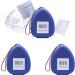 Horn Medical Emergency Ventilation Masks - Compact Pocket Masks in Handy Blue Box | Ideal for First Aid & Emergency Care - Buy Online on GoSupps.com