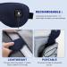 Aroma Season Heated Eye Mask | Cordless Moist Heat Compress for Blepharitis and Dry Eyes (Navy Blue) - Buy Online on GoSupps.com