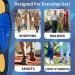 TOPSOLE Orthotic Insoles for Plantar Fasciitis, Arch Support, Flat Feet - UK-12-30.5cm Blue - Buy Online on GoSupps.com