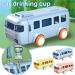 YAHSKY 2023 Portable Bus Shaped Sippy Water Bottle 500ML with Adjustable Strap - 17oz Cute Cartoon Water Jug for Sports and Daily Use (Blue) - Buy Online on GoSupps.com
