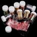 UV Sticker Nail Decorating Manicure Nail Foils 3D Gold Flakes Nail Art Foils Gold Silver Foil Mesh(Green Foil Gold Mesh) - Buy Online on GoSupps.com