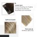 Vivien Clip-In Extensions | Real Remy Hair Balayage Dark Brown Ombre Platinum Blonde #4/14/60 | 25cm 7pcs 80g | 10 Inch Clip-In Hair - Buy Online on GoSupps.com