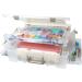 ArtBin 6981AB Super Satchel Deluxe Divided Base Large Portable Art & Craft Organizer with Drawers 1 Plastic Storage Case Clear - Buy Online on GoSupps.com