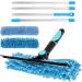 KHZSPP Window Squeegee Kit 2 in 1 Cleaning Squeegee Kit Rotatable Double Sides Window Washing Kit for Window Car Shower Glass Door Mirror Indoor Outdoor(Blue) - Buy Online on GoSupps.com