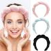 JetlagClock Spa Headband - Padded Soft Hairband for Women - Non Slip Hair Accessory - Pink - Buy Online on GoSupps.com