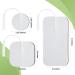 Buy TENS Unit Replacement Pads - 20PCS Self-Adhesive Electrodes Multiple Sizes 2mm Connector for Optimal Pain Relief - Buy Online on GoSupps.com