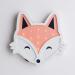 Lights4fun 10 LED fox children's room night light warm white timer battery operated 25cm