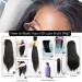 MeCouleur 13x6 Lace Front Human Hair Wig - 20 inch Natural Color | 180% Density HD Lace Frontal | Glueless & Pre Plucked for Women - Buy Online on GoSupps.com
