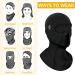 Buy Wadema Storm Hood Breathable Winter Black Ski Mask for Motorcycles Biking & Outdoor Sports - Buy Online on GoSupps.com