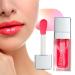 Lip Glow Oil - Lip Oil | New Formula - Lip Care  Lip Gloss - Plumping & Moisturizing | Lip Tint & Lip Makeup  Clear Lip Gloss | Transparent Color Change - Glossy Lips  Nourishing Lip Oil (Cherry)