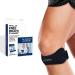 Patella tendon bandage / knee bands and manual adjustable bandage women / men - knee supports for meniscus patella tendonitis tendonal knee black single pack 1 black designed by doctors