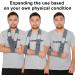 Supregear Adjustable Lightweight Arm Sling | Comfortable Shoulder Immobilizer for Injured Arm, Hand, Elbow | Breathable Medical Support - 180cm (Dark Grey) - Buy Online on GoSupps.com