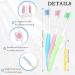Honeydak Orthodontic V-Shaped Toothbrush with 40 Interdental Brushes - Yellow Small (46 Piece Set) - Buy Online on GoSupps.com